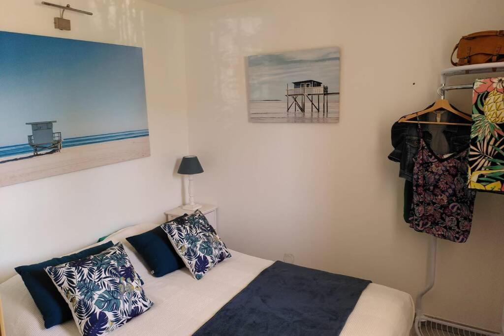 Nid Douillet F2, Clim, Jardin, Piscine, Parking, Plage 200 M Palavas Bagian luar foto