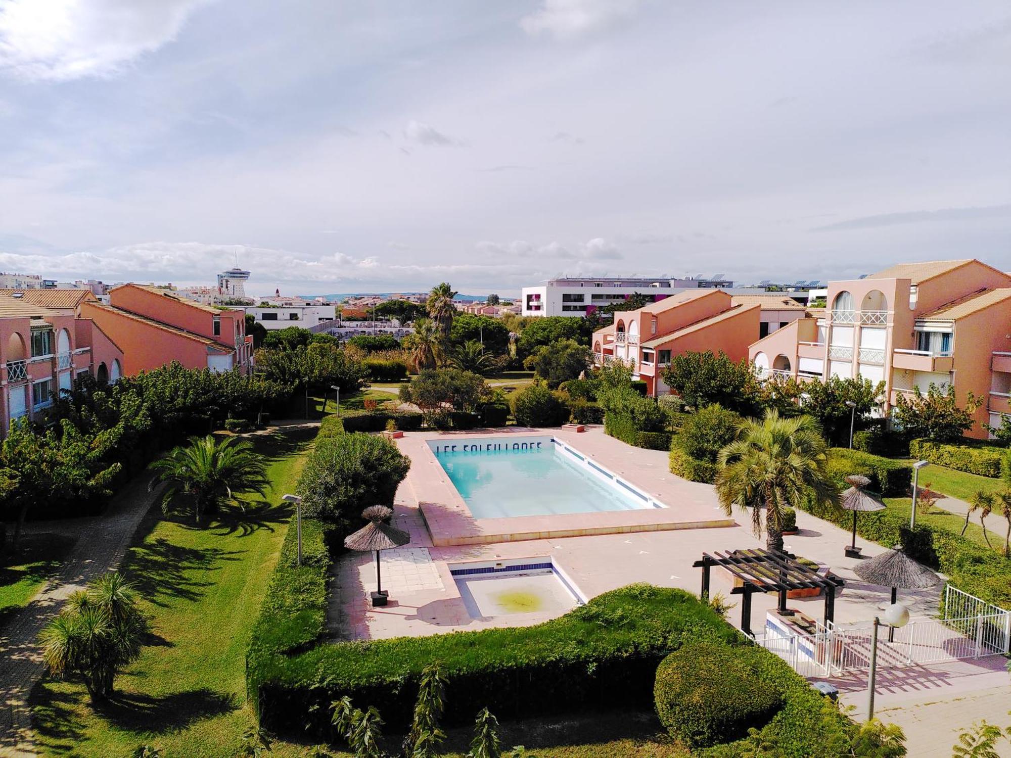 Nid Douillet F2, Clim, Jardin, Piscine, Parking, Plage 200 M Palavas Bagian luar foto